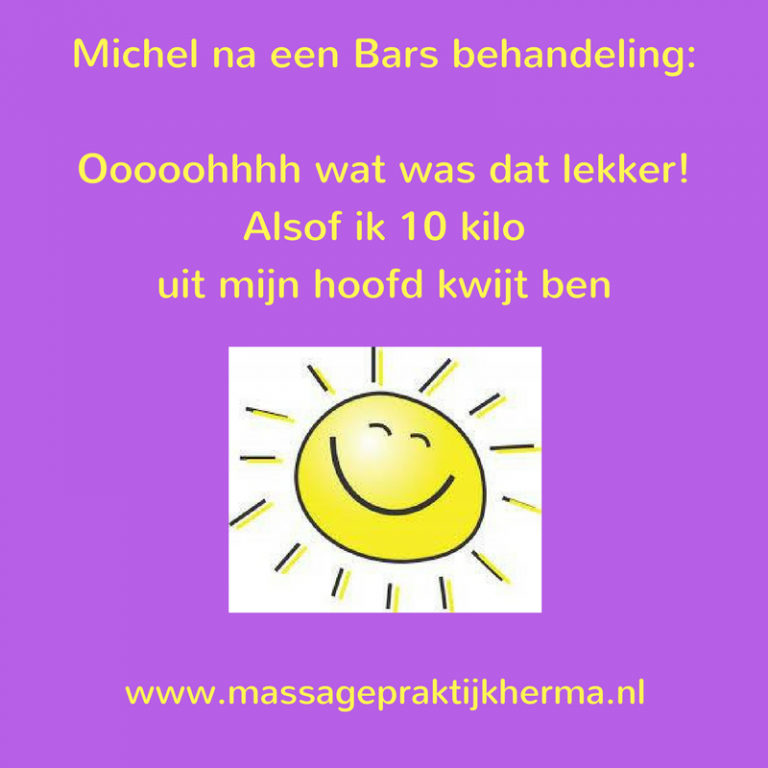 Michel na BARS behandeling