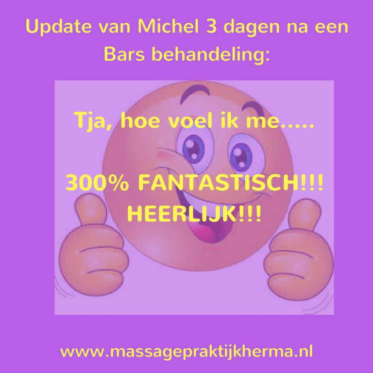 update michel bars behandeling