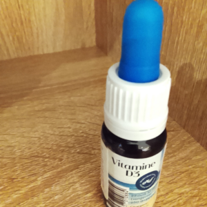 Vitamine D3 vloeibaar in flesje 10 ml bij Massagepraktijk Herma in Harfsen bij Lochem