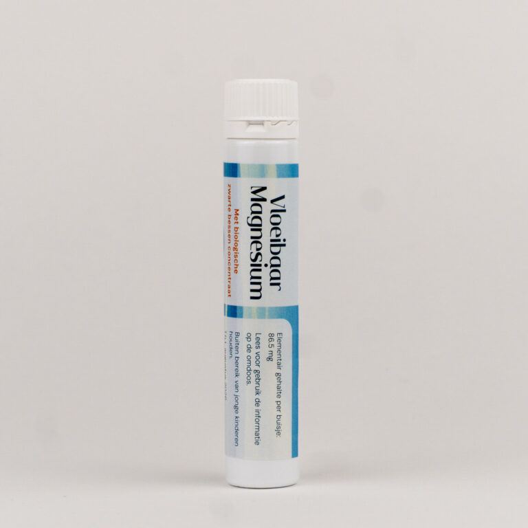 Magnesium Bisglycinaat vloeibaar 25 ml. Smaak zwarte bes Massage Herma Harfsen