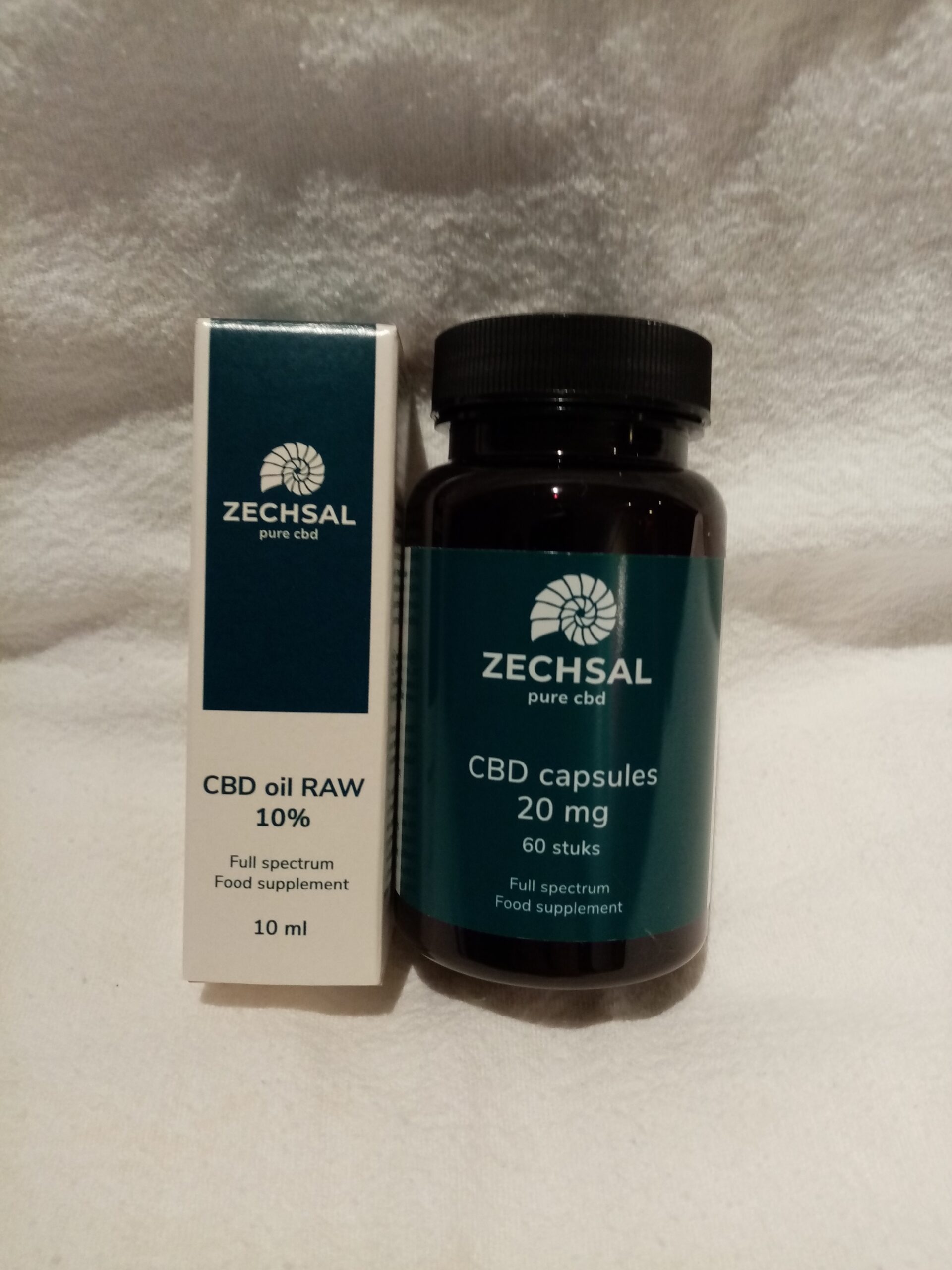 CBD olie [uur 10% rauw en capsules 20 mg