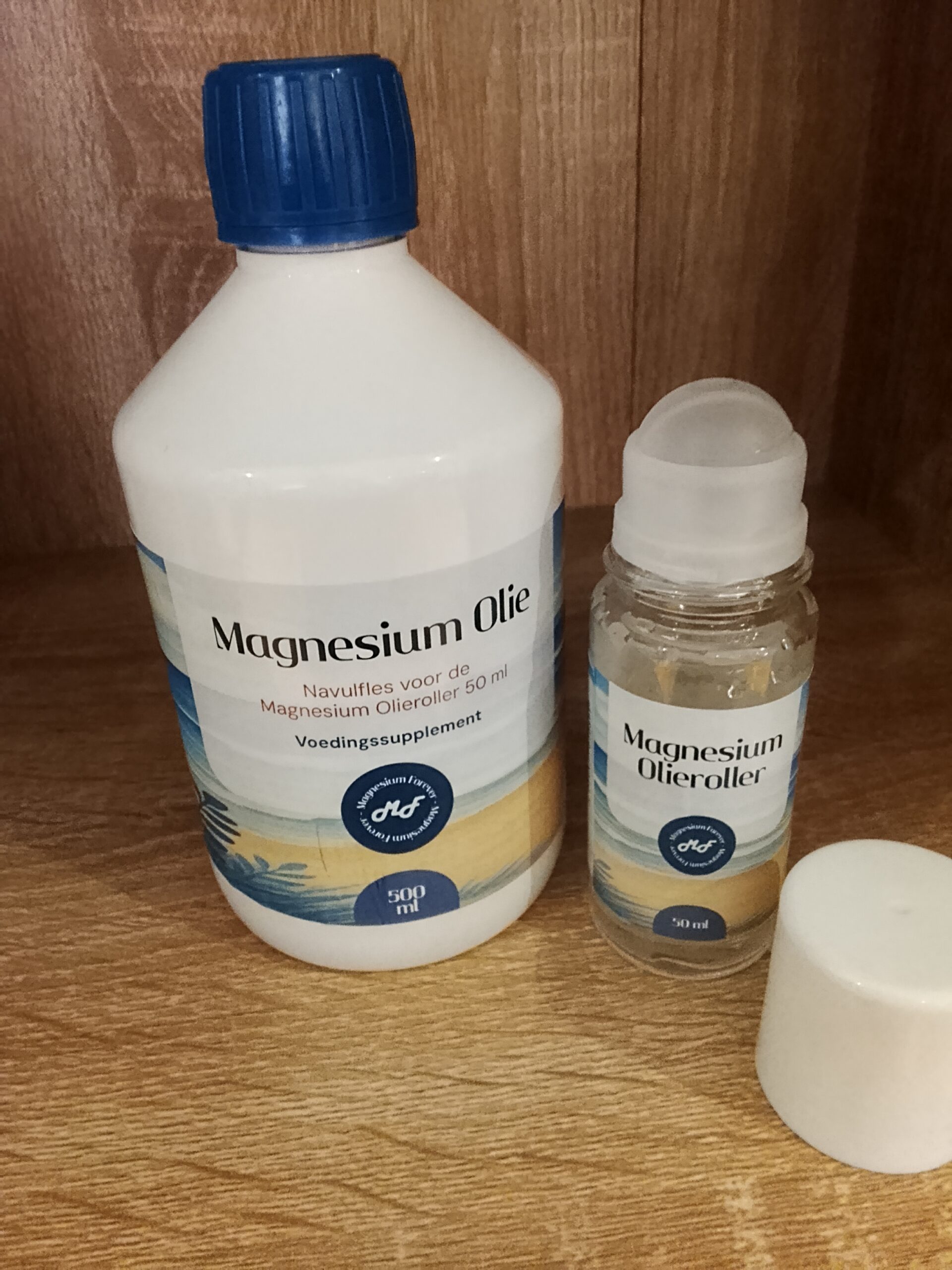 Magnesium olieroller met navulling fles 500 ml. In je hum met Magnesium bij Massagepraktijk Herma in Harfsen bij Lochem in de Achterhoek